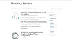 Desktop Screenshot of biochemres.com
